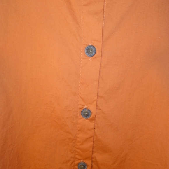 Who What Wear Plus Orange Button-up Blouse 2x - Picture 3 of 5